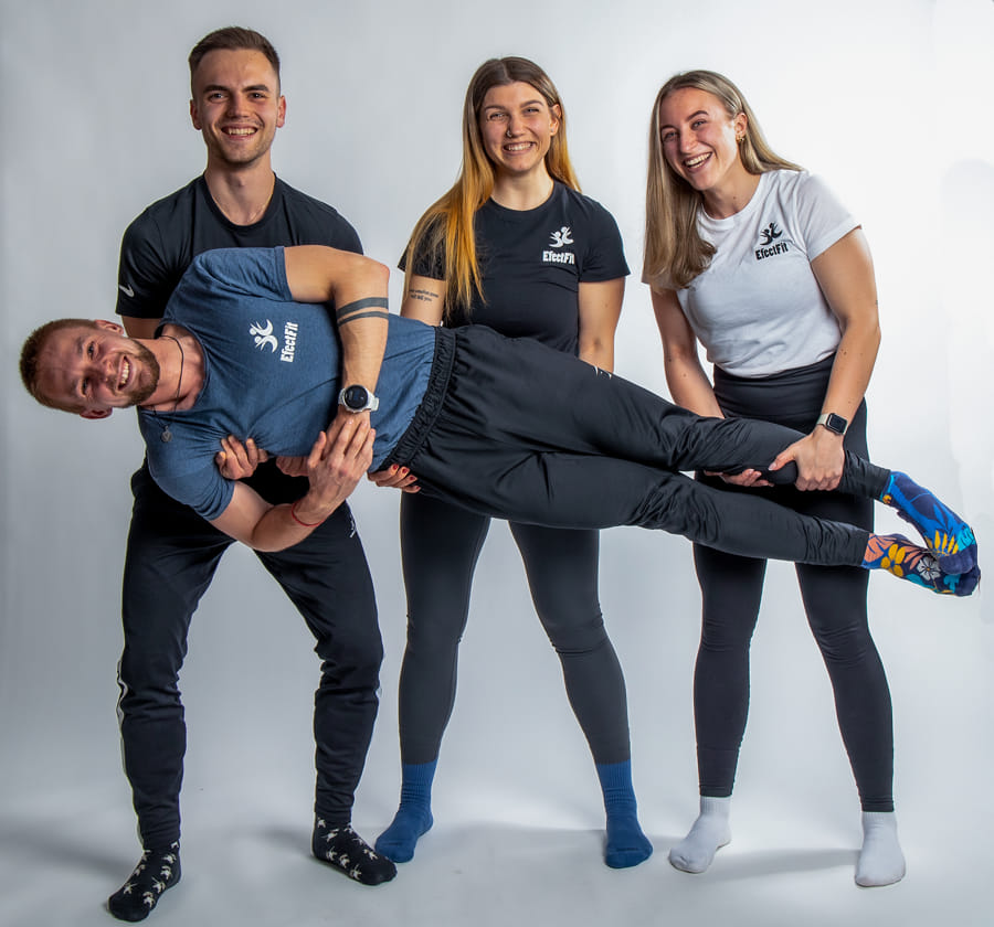 osobní trenér EfectFit s klientem